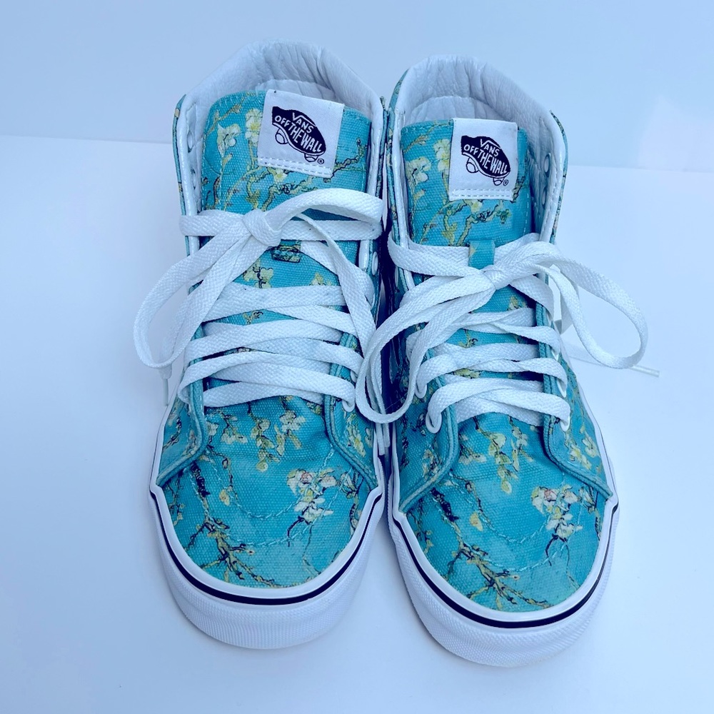 Vans X Vincent Van Gogh Almond Blossom High Top Sk8 Womens 6.5 Mens 5 RARE